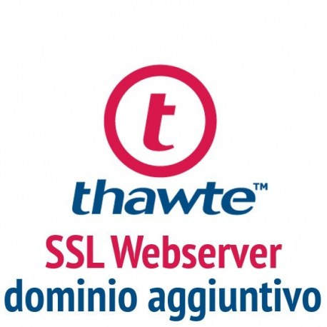 Dominio aggiuntivo Thawte SSL Webserver